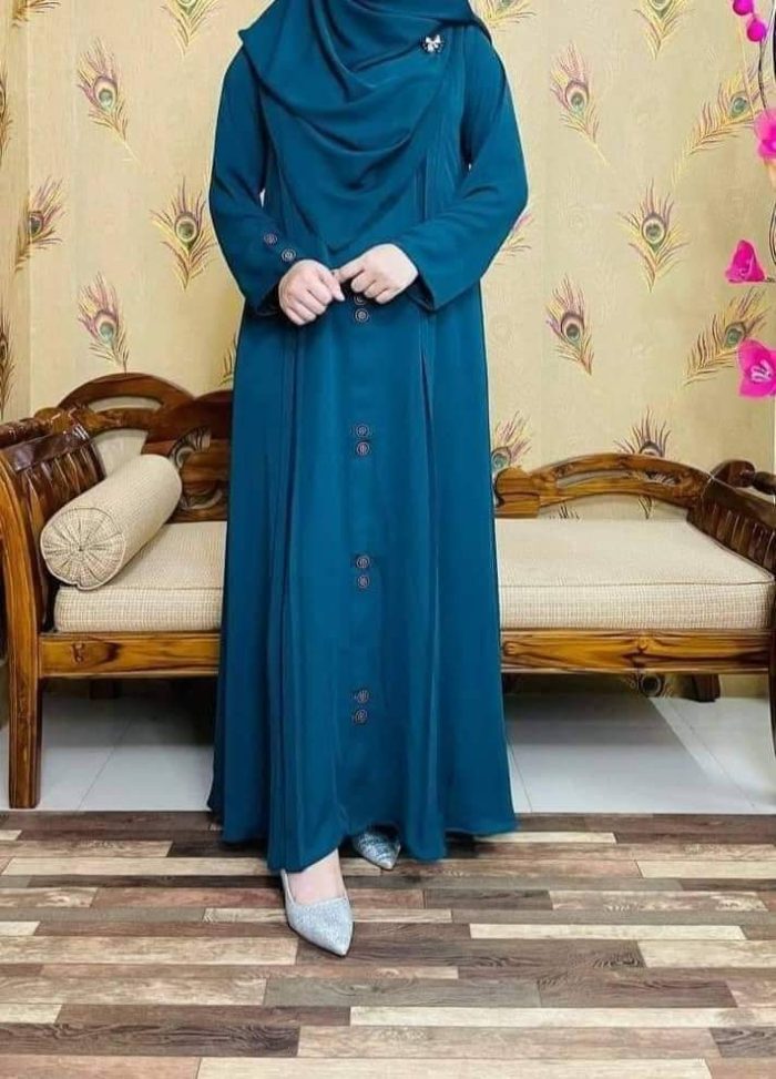 দুই বোতাম আবায়া বোরকা - Image 3