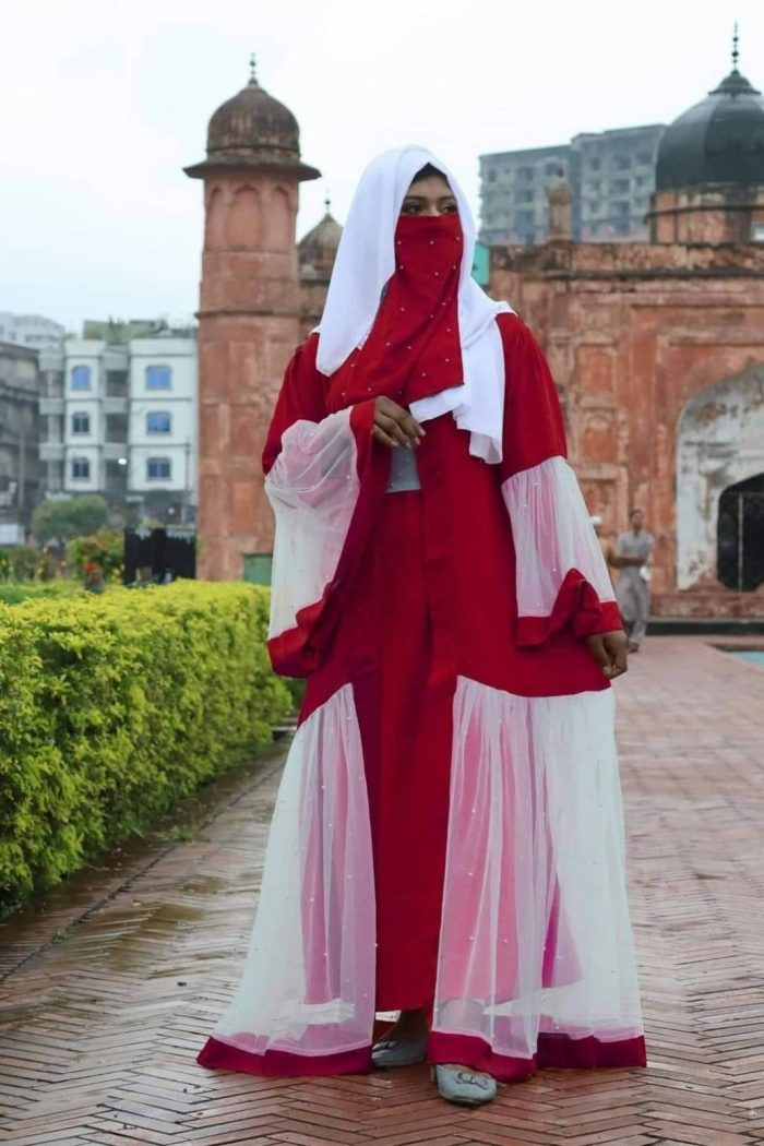 এরাবিয়ান থ্রি  আবায়া বোরকা - Image 3