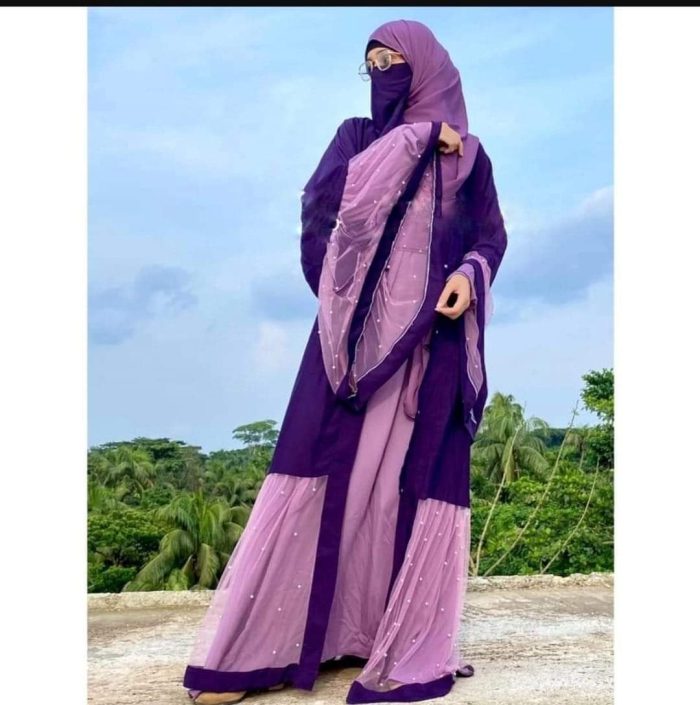 এরাবিয়ান থ্রি  আবায়া বোরকা - Image 4