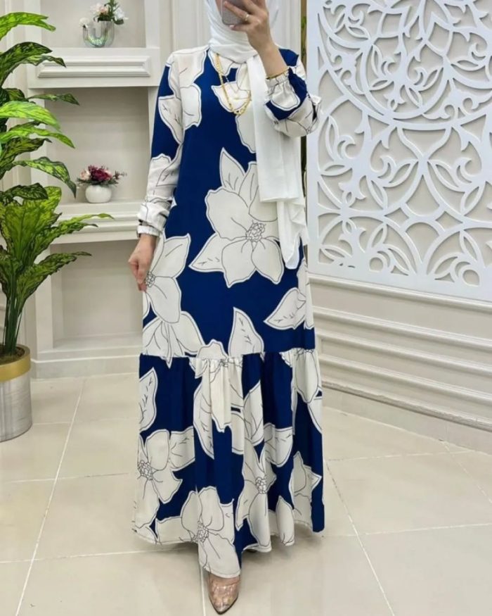 ডিজিটাল প্রিন্ট-ফোর সুধু বোরকা - Image 6