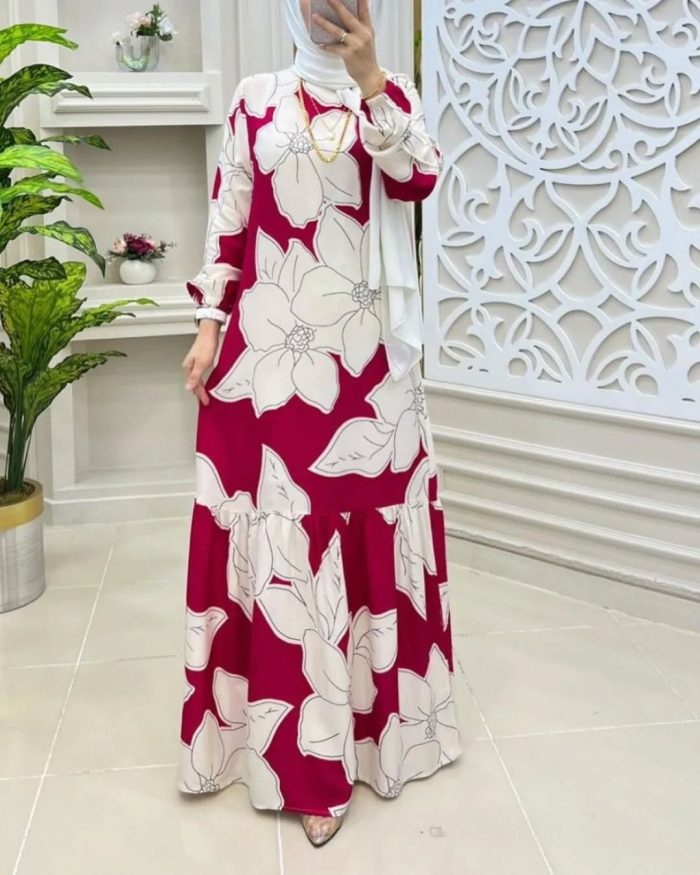 ডিজিটাল প্রিন্ট-ফোর সুধু বোরকা - Image 3